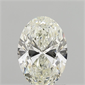 Natural Diamond 1.22 Carats, Oval with  Cut, J Color, VVS1 Clarity and Certified by GIA