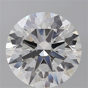 Picture of Lab Grown Diamond 4.58 Carats, Round with Excellent Cut, F Color, VVS2 Clarity and Certified by IGI