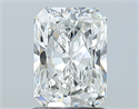 Natural Diamond 1.32 Carats, Radiant with  Cut, H Color, SI1 Clarity and Certified by GIA