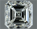 Natural Diamond 1.00 Carats, Asscher with  Cut, I Color, VS1 Clarity and Certified by IGI