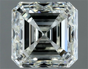 Picture of Natural Diamond 1.00 Carats, Asscher with  Cut, I Color, VS1 Clarity and Certified by IGI