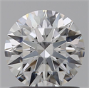 Lab Grown Diamond 0.93 Carats, Round with Ideal Cut, E Color, VVS1 Clarity and Certified by IGI