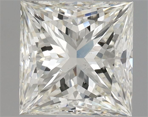 Picture of Natural Diamond 1.01 Carats, Princess with  Cut, J Color, SI1 Clarity and Certified by GIA