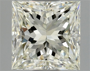 Picture of Natural Diamond 0.80 Carats, Princess with  Cut, L Color, VVS1 Clarity and Certified by GIA