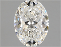 Natural Diamond 0.91 Carats, Oval with  Cut, F Color, SI2 Clarity and Certified by GIA