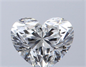 Natural Diamond 0.50 Carats, Heart with  Cut, G Color, SI1 Clarity and Certified by GIA