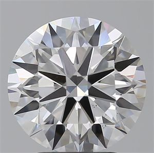 Picture of Lab Grown Diamond 3.01 Carats, Round with Ideal Cut, D Color, VS1 Clarity and Certified by IGI
