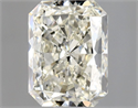 Natural Diamond 1.01 Carats, Radiant with  Cut, K Color, SI2 Clarity and Certified by GIA