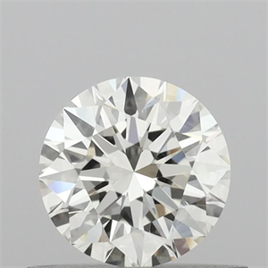 Picture of Natural Diamond 0.51 Carats, Round with Excellent Cut, J Color, VVS1 Clarity and Certified by IGI
