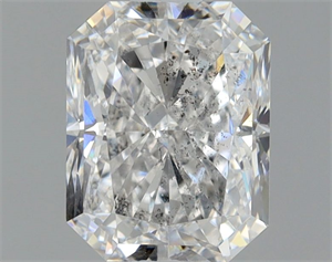 Foto Diamante Natural 0.81 quilates, Radiante , Color F, claridad SI2 y certificado HRD de