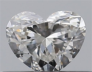 Picture of Natural Diamond 0.30 Carats, Heart with  Cut, G Color, SI1 Clarity and Certified by GIA
