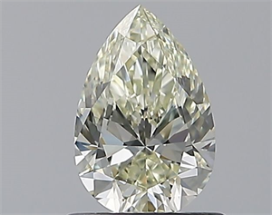 Picture of Natural Diamond 0.77 Carats, Pear with  Cut, M Color, VVS1 Clarity and Certified by GIA