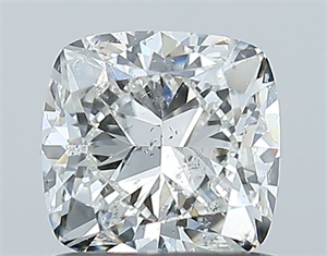 Foto Diamante Natural 1.00 quilates, Del cojín , Color H, claridad I1 y certificado GIA de