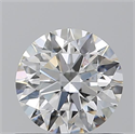 Natural Diamond 0.72 Carats, Round with Excellent Cut, G Color, SI2 Clarity and Certified by GIA