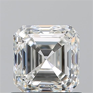 Foto Diamante Natural 1.01 quilates, Asscher , Color I, claridad VVS2 y certificado GIA de