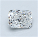 Natural Diamond 3.50 Carats, Radiant with  Cut, E Color, VS1 Clarity and Certified by GIA