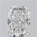 Natural Diamond 1.20 Carats, Radiant with  Cut, D Color, VS2 Clarity and Certified by GIA