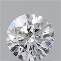 Natural Diamond 0.84 Carats, Round with Excellent Cut, D Color, SI2 Clarity and Certified by GIA