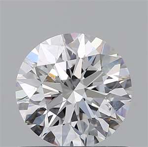 Picture of Natural Diamond 0.84 Carats, Round with Excellent Cut, D Color, SI2 Clarity and Certified by GIA