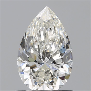 Foto Diamante Natural 0.91 quilates, De pera , Color H, claridad SI1 y certificado GIA de