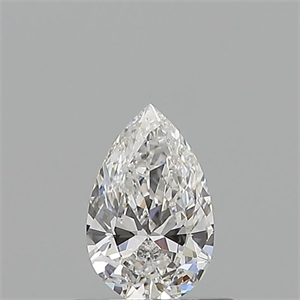 Picture of Natural Diamond 0.50 Carats, Pear with  Cut, E Color, VS1 Clarity and Certified by GIA