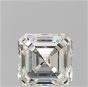 Diamante Natural 1.70 quilates, Asscher , Color K, claridad VVS2 y certificado GIA