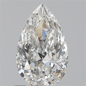Foto Diamante Natural 0.70 quilates, De pera , Color H, claridad VS2 y certificado GIA de
