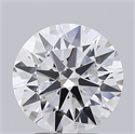 Lab Grown Diamond 3.92 Carats, Round with Ideal Cut, D Color, VS2 Clarity and Certified by IGI