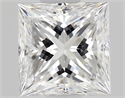 Diamante Natural 0.51 quilates, Princesa , Color D, claridad VS1 y certificado GIA