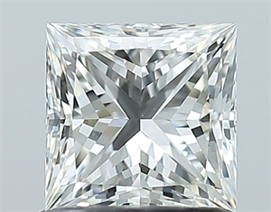 Picture of Natural Diamond 1.01 Carats, Princess with  Cut, I Color, VS2 Clarity and Certified by GIA