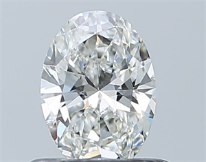 Picture of Natural Diamond 0.51 Carats, Oval with  Cut, G Color, IF Clarity and Certified by GIA