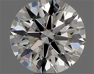 Picture of Natural Diamond 0.71 Carats, Round with Excellent Cut, G Color, IF Clarity and Certified by IGI