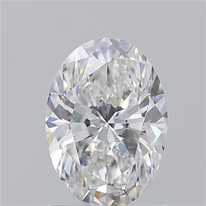 Picture of Natural Diamond 1.22 Carats, Oval with  Cut, F Color, SI1 Clarity and Certified by GIA