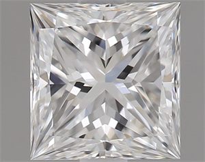 Foto Diamante Natural 0.50 quilates, Princesa , Color E, claridad VS1 y certificado GIA de