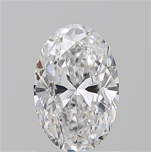 Picture of Natural Diamond 1.06 Carats, Oval with  Cut, D Color, VVS2 Clarity and Certified by GIA