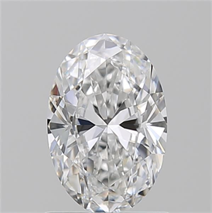 Picture of Natural Diamond 1.06 Carats, Oval with  Cut, D Color, VVS2 Clarity and Certified by GIA
