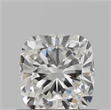 Natural Diamond 0.57 Carats, Cushion with  Cut, G Color, VVS2 Clarity and Certified by GIA