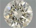 Natural Diamond 0.70 Carats, Round with Very Good Cut, J Color, I1 Clarity and Certified by IGI