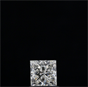 Natural Diamond 0.80 Carats, Princess with  Cut, J Color, SI2 Clarity and Certified by GIA
