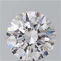 Diamante Natural 3.70 quilates, Redondo , Color D, claridad VVS1 y certificado GIA