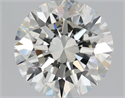 Natural Diamond 1.00 Carats, Round with Excellent Cut, I Color, SI1 Clarity and Certified by GIA
