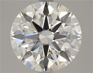 Picture of Natural Diamond 3.50 Carats, Round with Excellent Cut, E Color, VS2 Clarity and Certified by GIA
