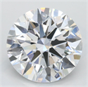 Del inventario de diamantes de laboratorio, 4.07 quilates, Redondo , Color D, claridad IF y certificado GIA
