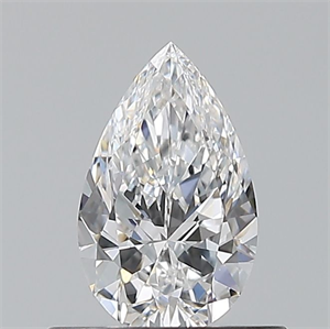 Foto Diamante Natural 0.50 quilates, De pera , Color D, claridad VVS2 y certificado GIA de