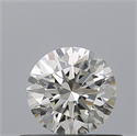 Natural Diamond 0.51 Carats, Round with Excellent Cut, G Color, VVS2 Clarity and Certified by IGI
