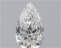 Natural Diamond 0.51 Carats, Pear with  Cut, F Color, VVS2 Clarity and Certified by GIA