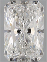 Diamante Natural 2.50 quilates, Radiante , Color E, claridad SI1 y certificado GIA