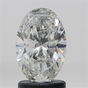 Picture of Natural Diamond 1.54 Carats, Oval with  Cut, F Color, I1 Clarity and Certified by GIA