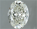 Natural Diamond 2.02 Carats, Oval with  Cut, J Color, VS1 Clarity and Certified by IGI