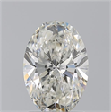 Natural Diamond 1.70 Carats, Oval with  Cut, I Color, SI2 Clarity and Certified by GIA